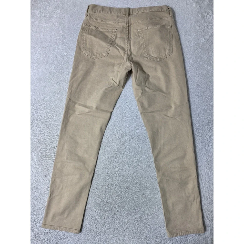 Banana Republic Traveler Pants Mens 32/32 Twill Khaki Skinny Stretch